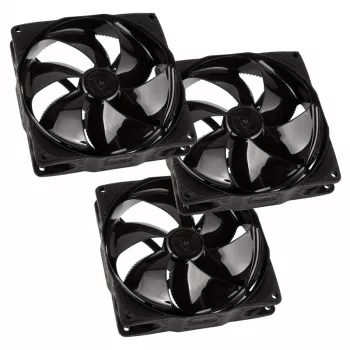 NOISEBLOCKER NB-eLoop B12-PS Black Edition 120mm PWM pack de 3
