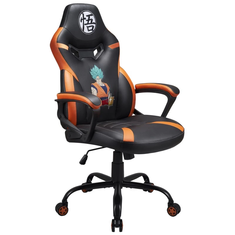 Cadeira gaming para PC Subsonic SA5573-D4 assento acolchoado preto laranja