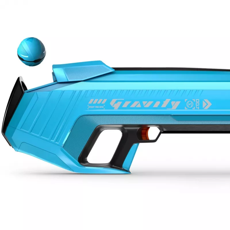 Gravity, lançador de bombas de água azul