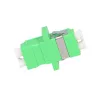 Adaptador de fibra ótica Extralink LC/APC monomodo duplex, verde, conector LC/APC macho