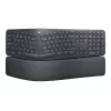Logitech ERGO K860 - Teclado - Sem fios - 2,4 GHz, Bluetooth 5.0 - QWERTY - GB - Grafite