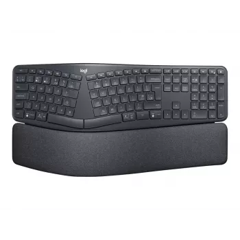 Logitech ERGO K860 - Teclado - Sem fios - 2,4 GHz, Bluetooth 5.0 - QWERTY - GB - Grafite