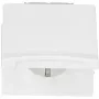 Módulo de tomada Schuko de parede com tampa basculante, busch jaeger 20EUGK-34-101, encastrar, resistente às intempéries, branco alpino