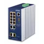 Switch gerido PLANET IGS-4215-8UP2T2S L2/L4 Gigabit Ethernet PoE 10 portas