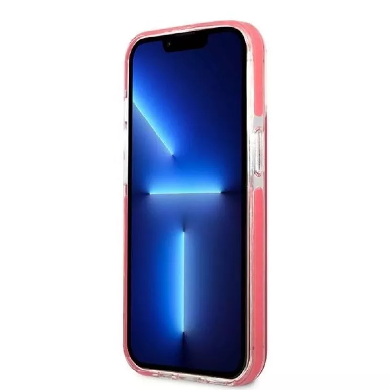 Karl Lagerfeld KLHCP13XTPECPI iPhone 13 Pro Max 6.7 capa rígida fúcsia/FUSCHIA Choupette Head