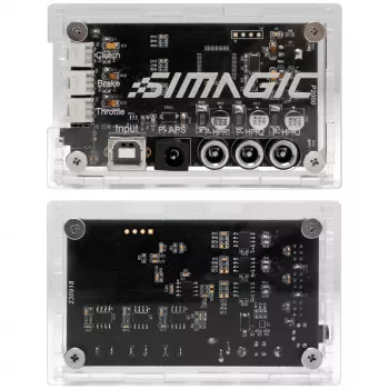 Caixa de controlo háptico Simagic P2000-HCB com porta USB
