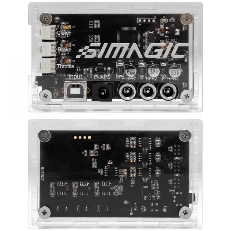 Caixa de controlo háptico Simagic P2000-HCB com porta USB