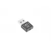 Adaptador USB Wi-Fi LANBERG NC-0300-WI, 2 antenas internas de 2 dBi, USB 2.0, até 2400 Mbit/s, preto