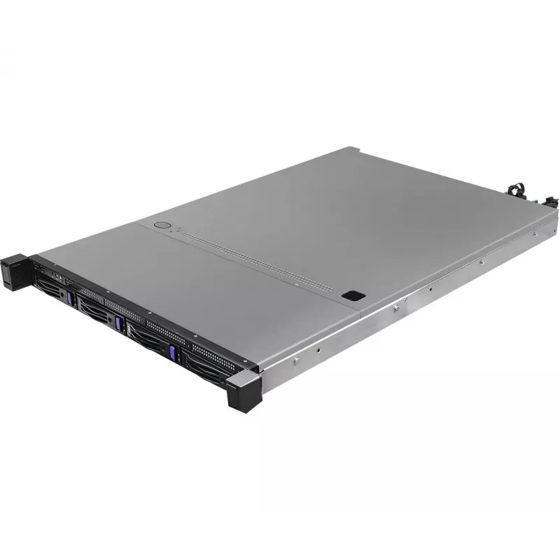 Barebone de servidor ASRock 1U4L-GENOA/2T AMD SoC LGA 6096 Rack (1U) cinzento