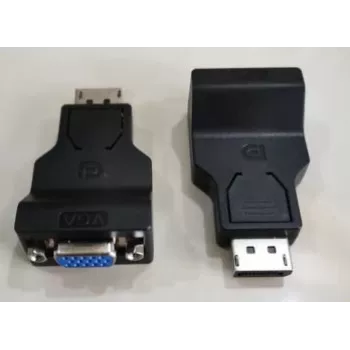 Adaptador de cabo de vídeo Microconnect MC-ITH-DP1.2-VGA DisplayPort VGA (D-Sub) preto