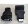 Adaptador de cabo de vídeo Microconnect MC-ITH-DP1.2-VGA DisplayPort VGA (D-Sub) preto