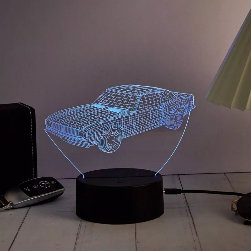 Lâmpada LED decorativa para veículos MANTA SNL121RGB luz 3D RGB para automóveis e motociclos