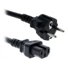 Cabo de alimentação preto 2,5 m Cisco CAB-TA-EU= CEE7/7 ficha C15