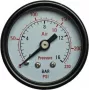 Manómetro de pressão Aerotec modelo 9415451 — rosca exterior de 1/4 polegadas