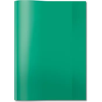 Capa para livros escolares HERMA PP A4 transparente/verde-escuro