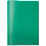 Capa para livros escolares HERMA PP A4 transparente/verde-escuro