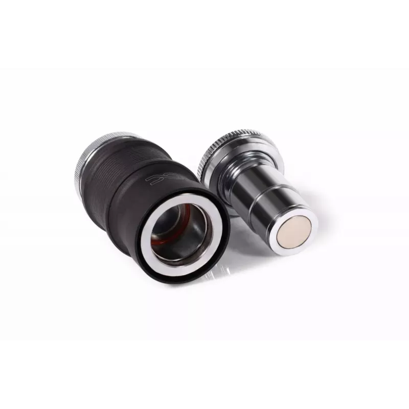 Adaptador de bloco de água Aquatuning GmbH 13876 Latão Níquel Plástico Preto Cromado