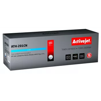 Toner Activejet ATH-201CN para impressoras HP HP 201A CF401A CRG045 substituto; Supreme; 1400 páginas; ciano