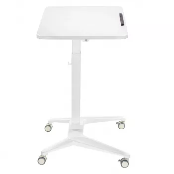 Mesa móvel para portátil MACLEAN MC-453W com ajuste de altura pneumático, altura máx. 109 cm