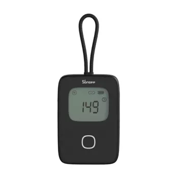 Termómetro alimentar Sonoff BMT01 digital 0–300 °C, pilha AAA, preto, dimensões 104,6×71,4×19,2 mm