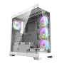 Caixa de computador Darkflash DS900 (branco) + 7 ventoinhas ARGB