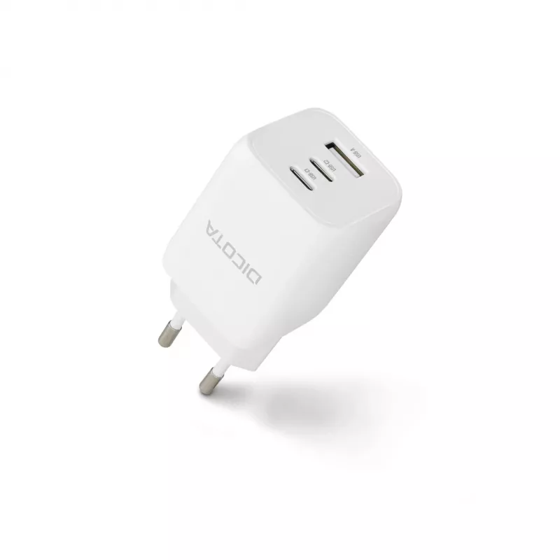 DICOTA D32054 Carregador para dispositivos móveis Universal Branco AC Carregamento rápido Interior
