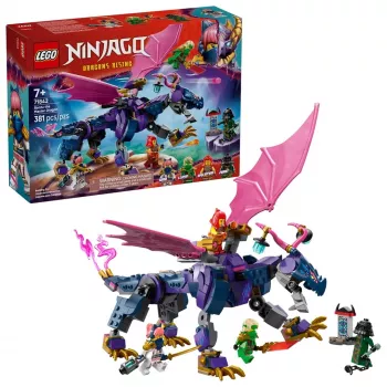 Brinquedo de construção LEGO NINJAGO 71842 Rontu o Dragão Mestre — 381 peças, 4 minifiguras, modelo de exposição 130 mm
