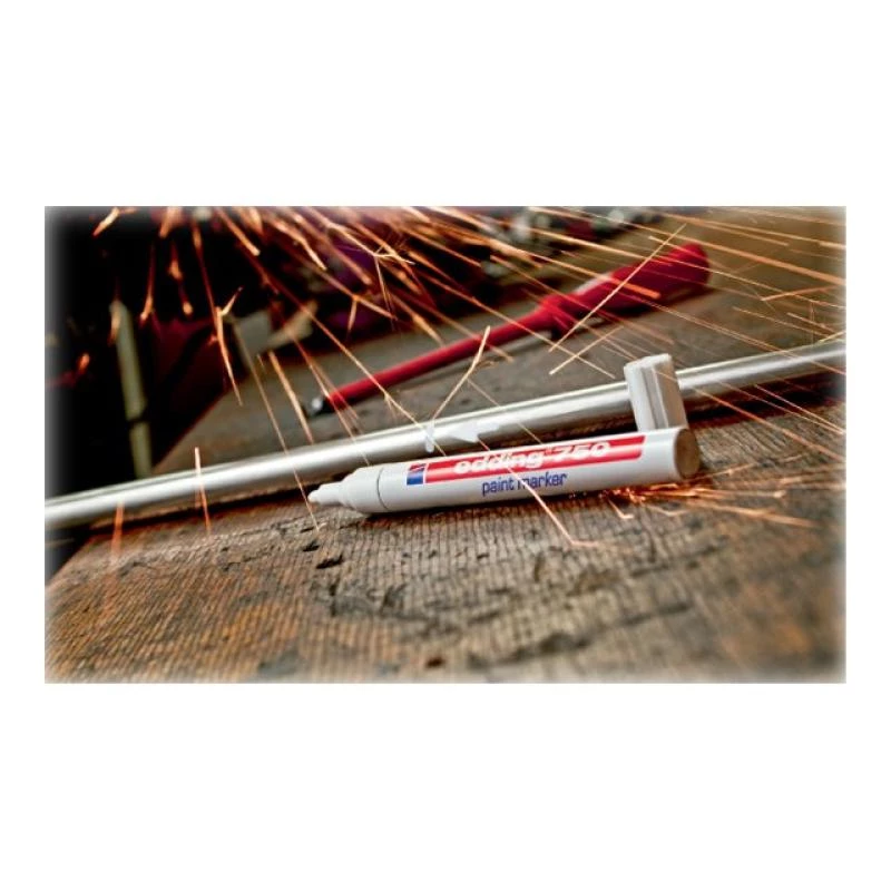 Marcador Edding 750 branco
