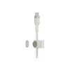 Belkin BOOST CHARGE - Cabo Lightning - USB-C macho de 24 pinos para Lightning macho - 2 m - branco - para Apple iPad/iPhone/iPod (Lightning)