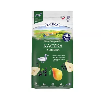 BALTICA Aromas Regionais Raças Pequenas Pato com Pera - Alimento Seco para Cães - 3 kg
