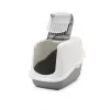 SAVIC Nestor Branco-Cinzento - caixa de areia para gatos com tampa - 56x39x38,5 cm - 1 unid.