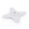 Placa adaptadora WANBO SUPORTE DE TETO ACESSÓRIO alumínio prateado 170x170mm