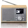 Rádio de mesa DAB+/FM Lenco DAR-017 com Bluetooth e caixa em madeira
