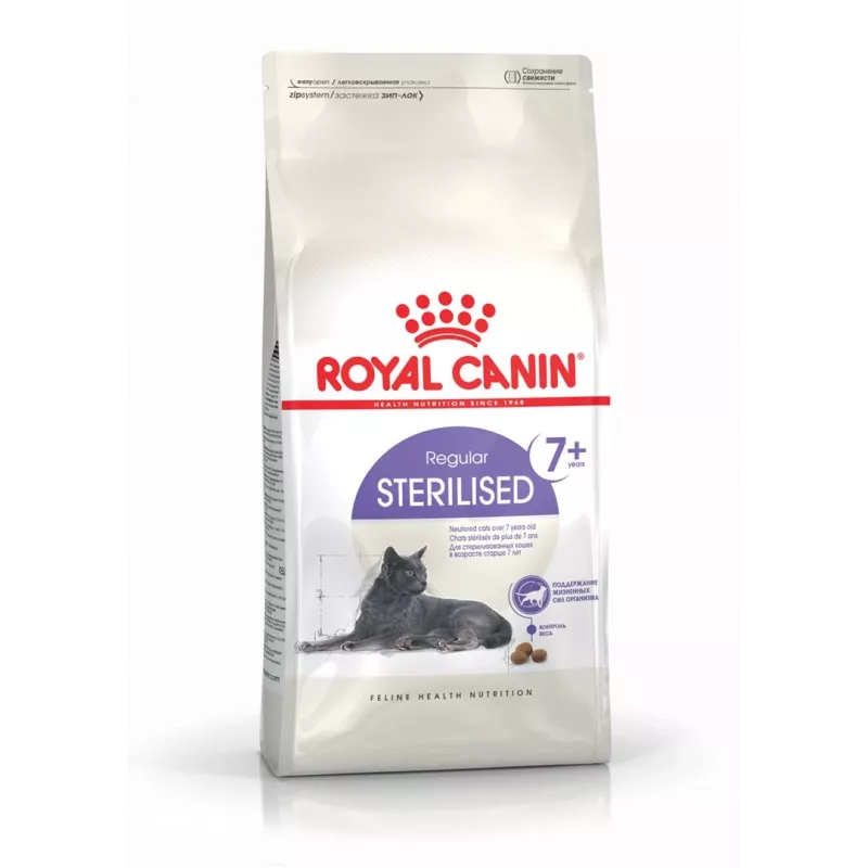 ROYAL CANIN Sterilised 7+ - Ração seca para gatos - 10 kg