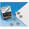 Clips metálicos Wedo 112 154 prateado capacidade 10 folhas 100 unid.