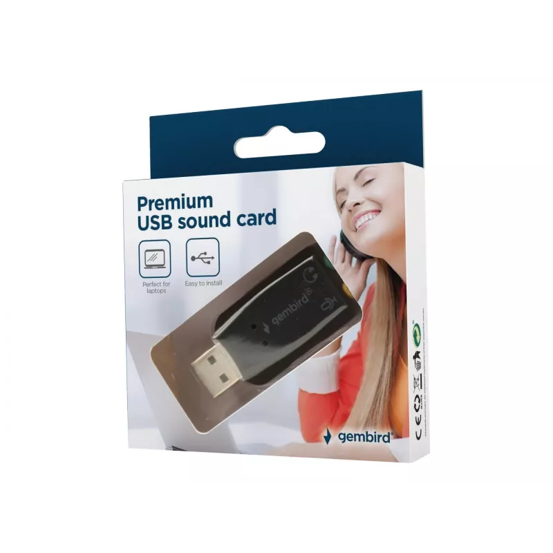 Gembird SC-USB2.0-01 Virtus Plus placa de som USB