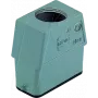 Caixa de conector Harting HAN 10 A-GG-M25, caixa retangular industrial em metal