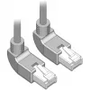 Cabo de rede DeLOCK 83513 RJ-45 Cat6a 0,5 m cinzento