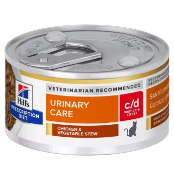 HILL'S PD Feline c/d Urinary Stress Stews - comida húmida para gatos - 82 g