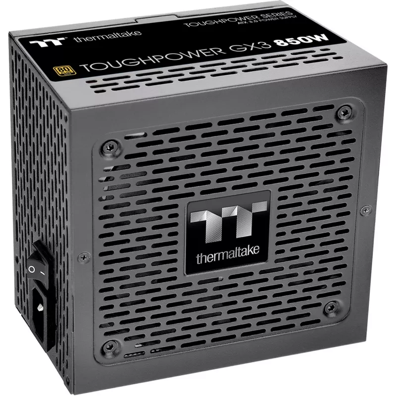 Thermaltake ToughPower GX3 - Fonte de Alimentação (interna) - ATX12V 3.0 - EPS12V - 80 PLUS Gold - AC 100-240 V - 850 Watt - Preto (PS-TPD-0850NNFAGE-3)