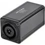 NEUTRIK NL8MMXX - adaptador de passagem speakON de 8 polos para extensões de cabo - em preto (NL8MMXX)