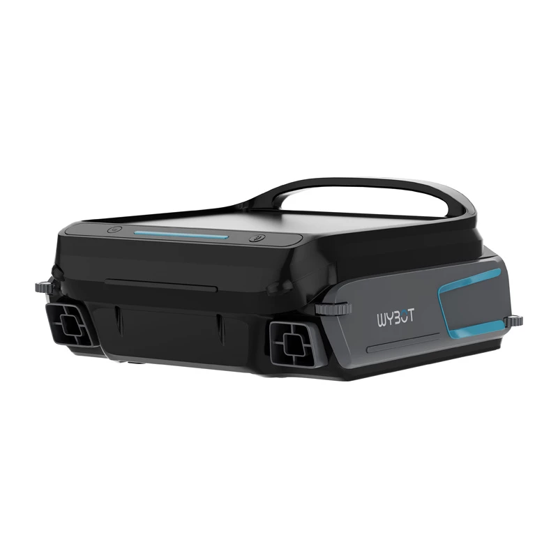 Robô limpa-fundos sem fios Wybot F1 – limpa-fundos automático, alimentado a bateria, funcionamento sem fios