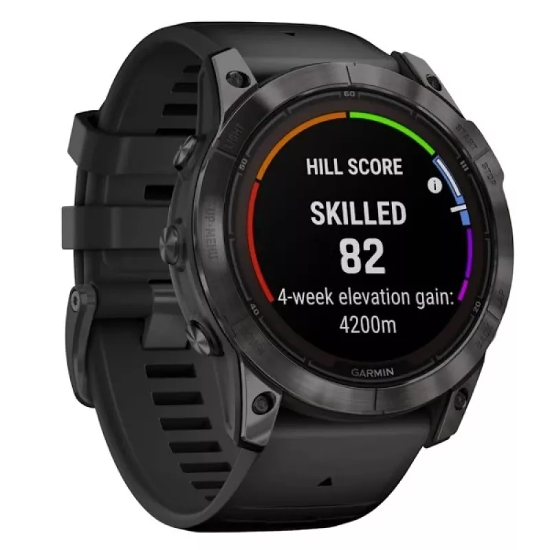 Smartwatch GARMIN fēnix 7X Pro 51 mm, 1,4 polegadas (3,56 cm) MIP 280×280, Touch, Wi‑Fi, GPS, 32 GB, Preto