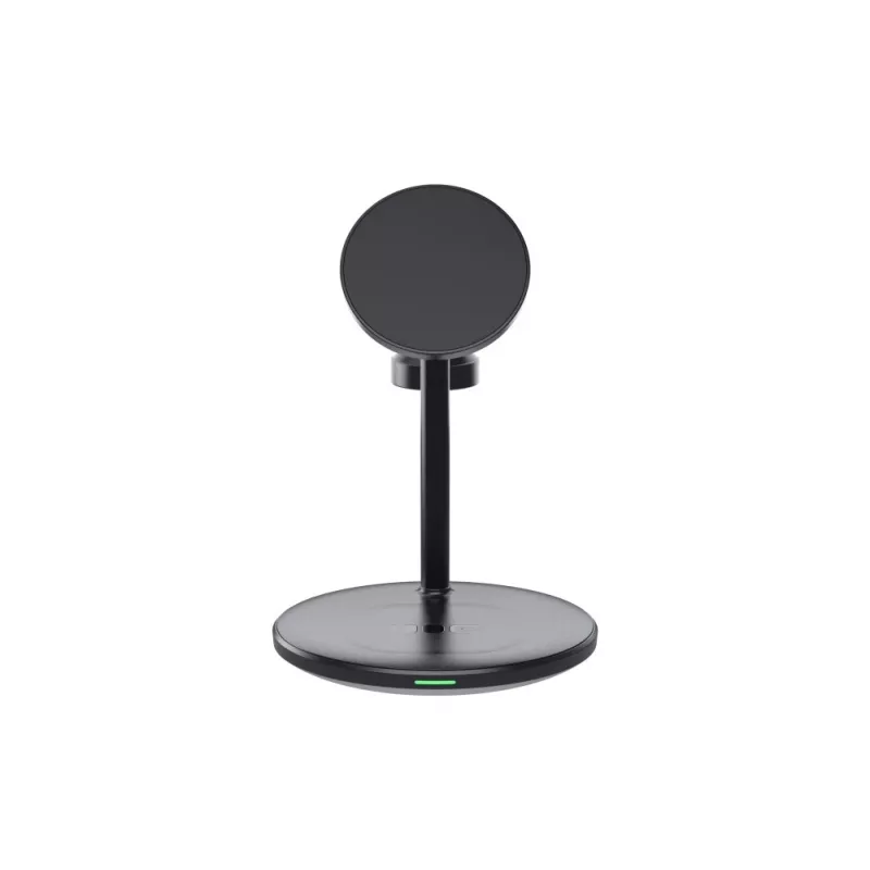 Green Cell MSST-GC-3IN1-B carregador para dispositivos móveis auscultadores, headset, smartphone, smartwatch preto carregamento sem fios automóvel