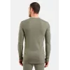Roupa térmica de manga comprida ODLO BL TOP decote redondo m/l ACTIVE WARM, tamanho M, cinzento