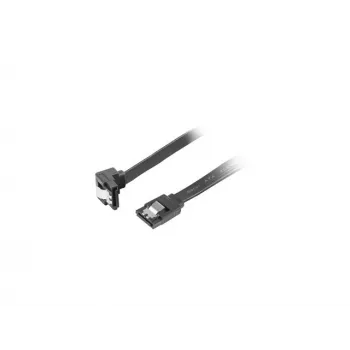 Cabo SATA III LANBERG CA-SASA-13CU-0050-BK 0,5 m, SATA 7 pinos para 7 pinos, 6 Gbit/s, preto