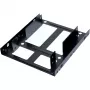 Moldura de montagem ultron Interna 2x2.5 SSD/HDD metal preto (377215)