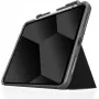 STM dux plus - capa flip para tablet - resistente - policarbonato, poliuretano termoplástico (TPU) - preto - para Apple iPad de 10,9 polegadas (10.