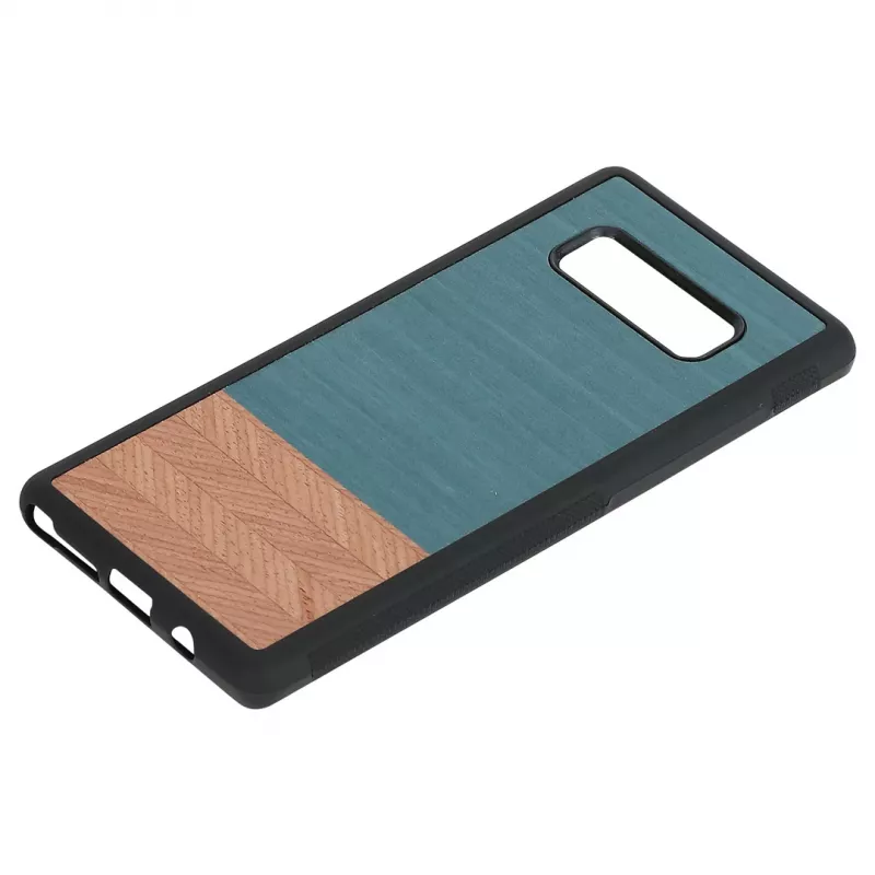 Capa para smartphone man and wood para Galaxy Note 8 – Denim preto