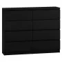 Cómoda Topeshop M8 120 CZERŃ